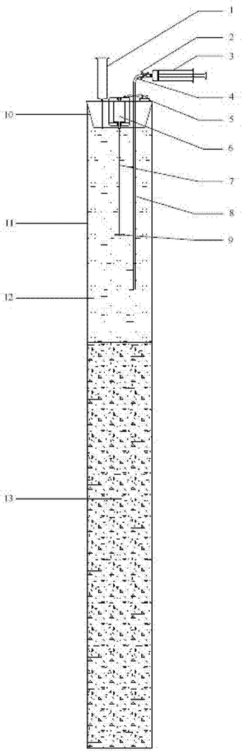 Method and device for measuring anaerobic ammonia oxidation rate and contribution rate of anaerobic ammonia oxidation for removing nitrogen in water/sediment system in situ