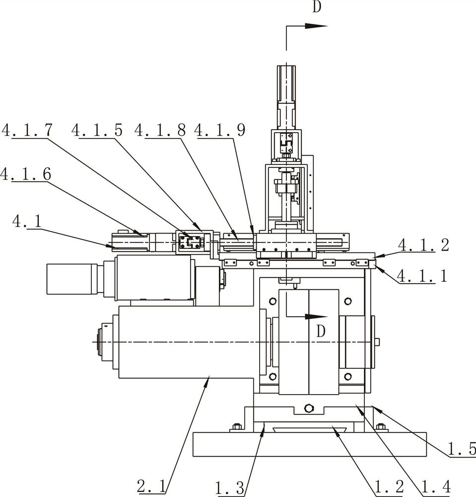 Self-driven double-guide-wheel device