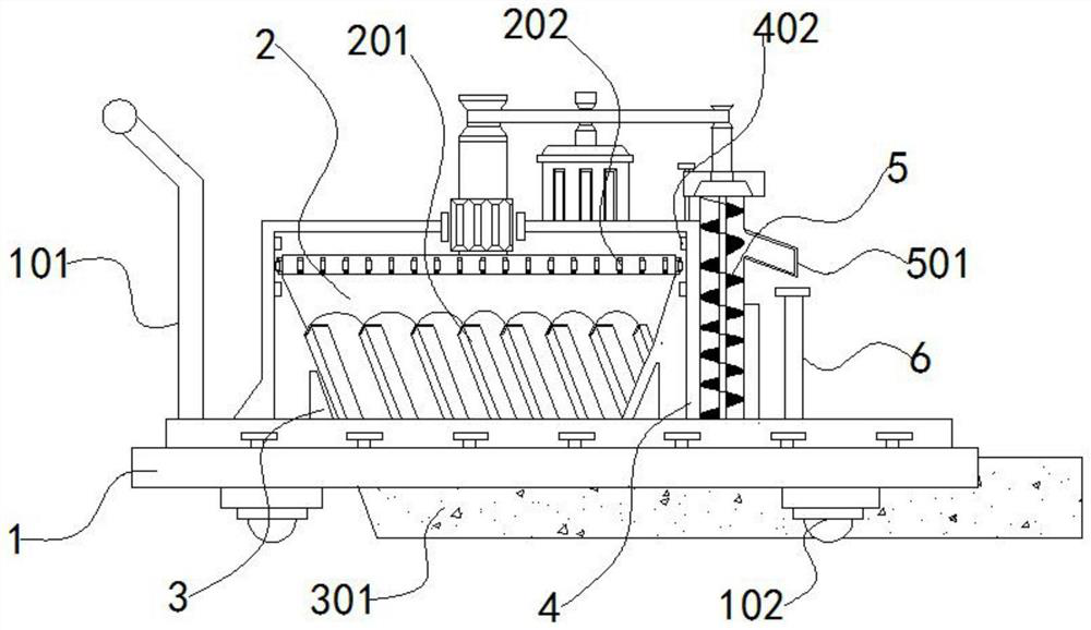 A device for collecting loose particles of crops