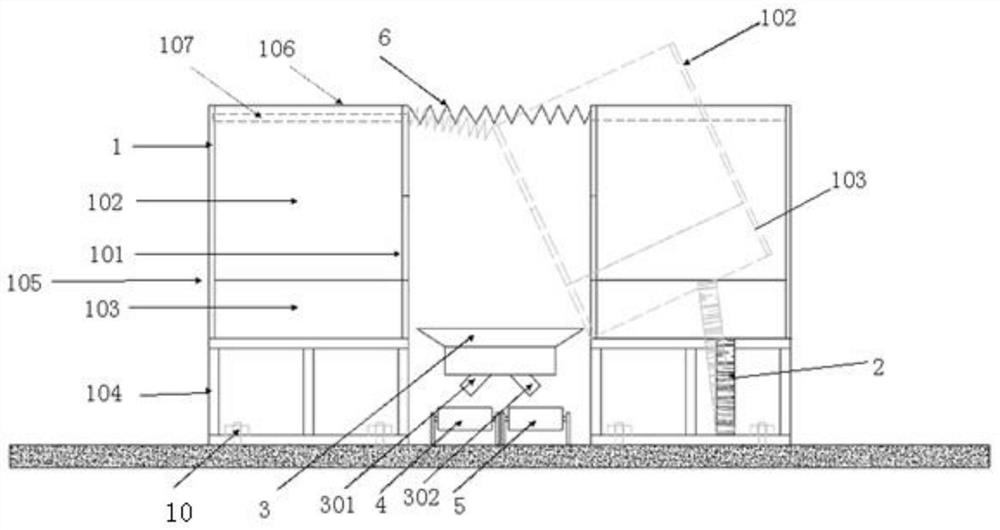 Skid-mounted solid waste smoldering treatment system and method