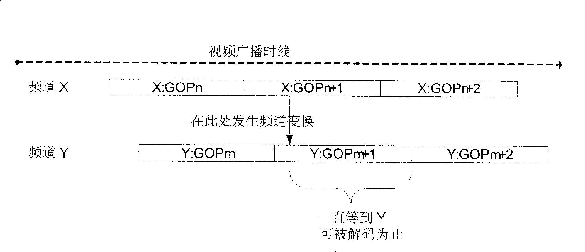 Method and equipment for processing video stream in digital video broadcast system