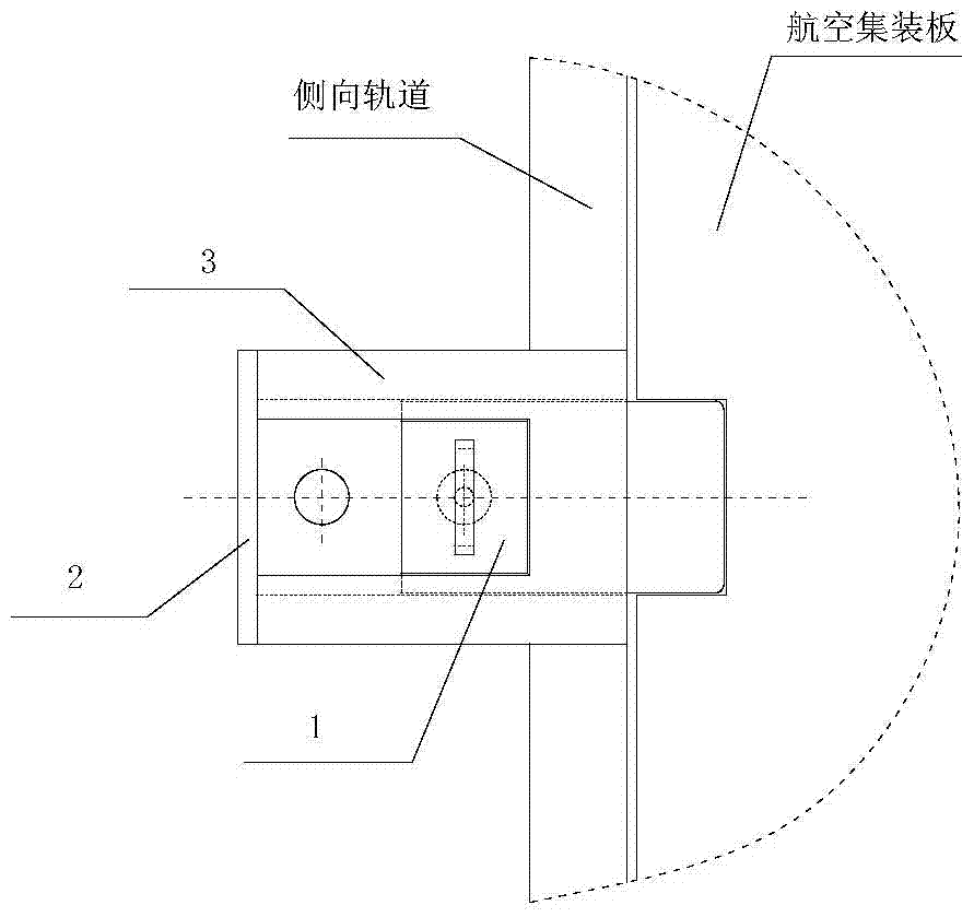 A course limiting locking mechanism for aviation pallets