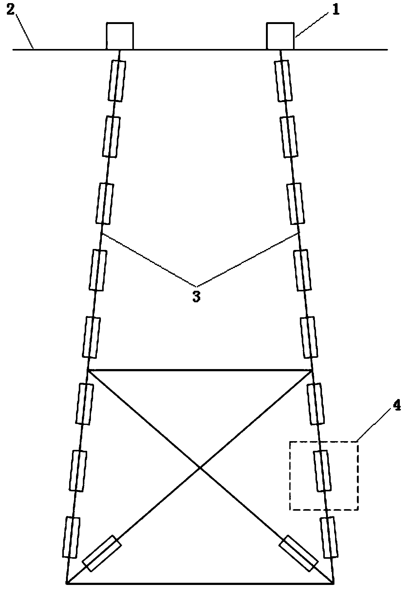 Cable fixing device and system