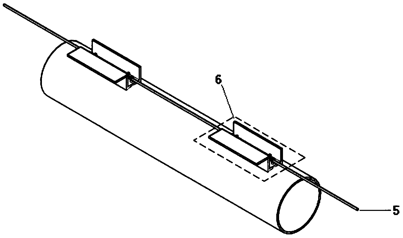 Cable fixing device and system