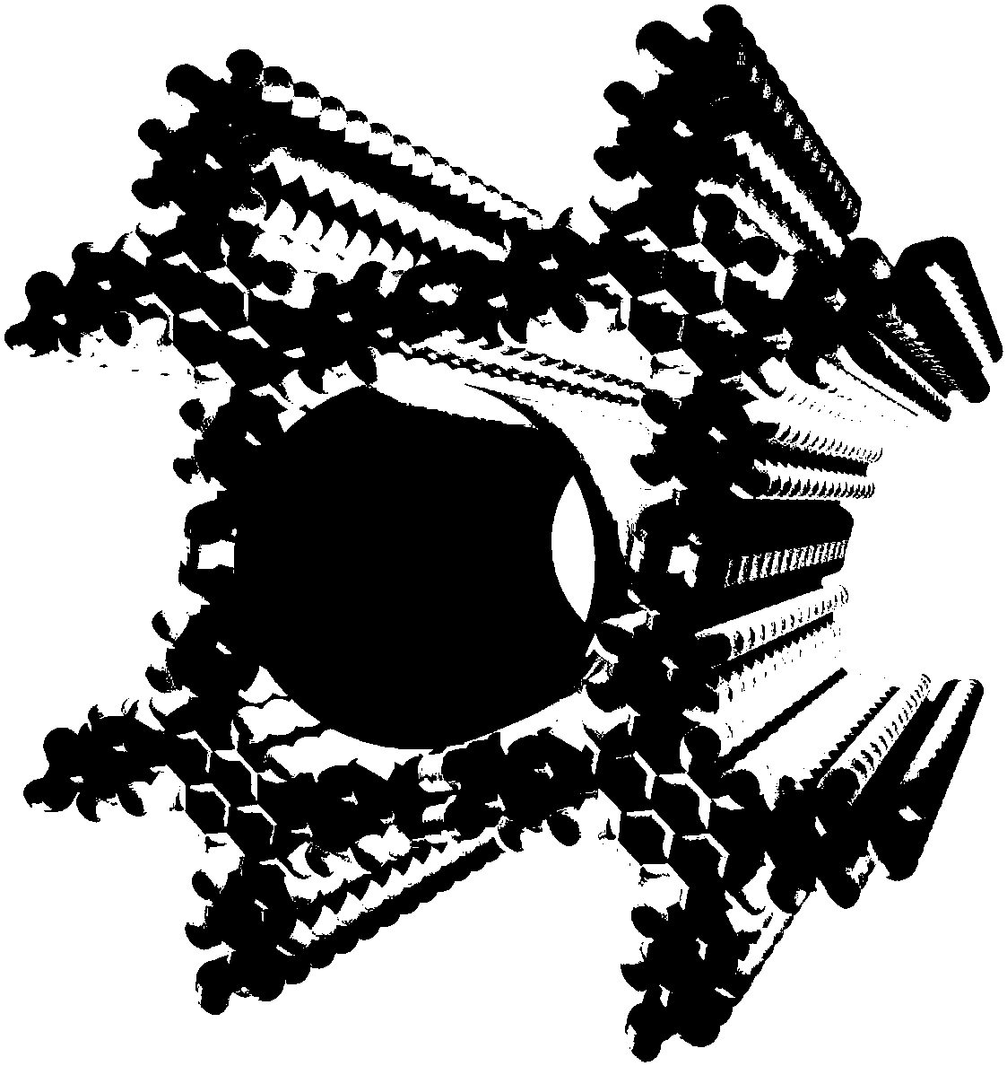 Hydrogen bond organic framework material based on condensed ring ligand construction as well as preparation method and application thereof