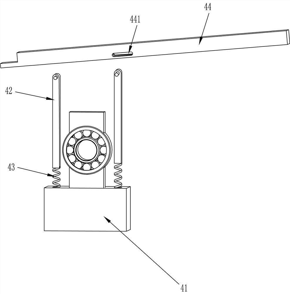 Fixing device for stirring blade welding