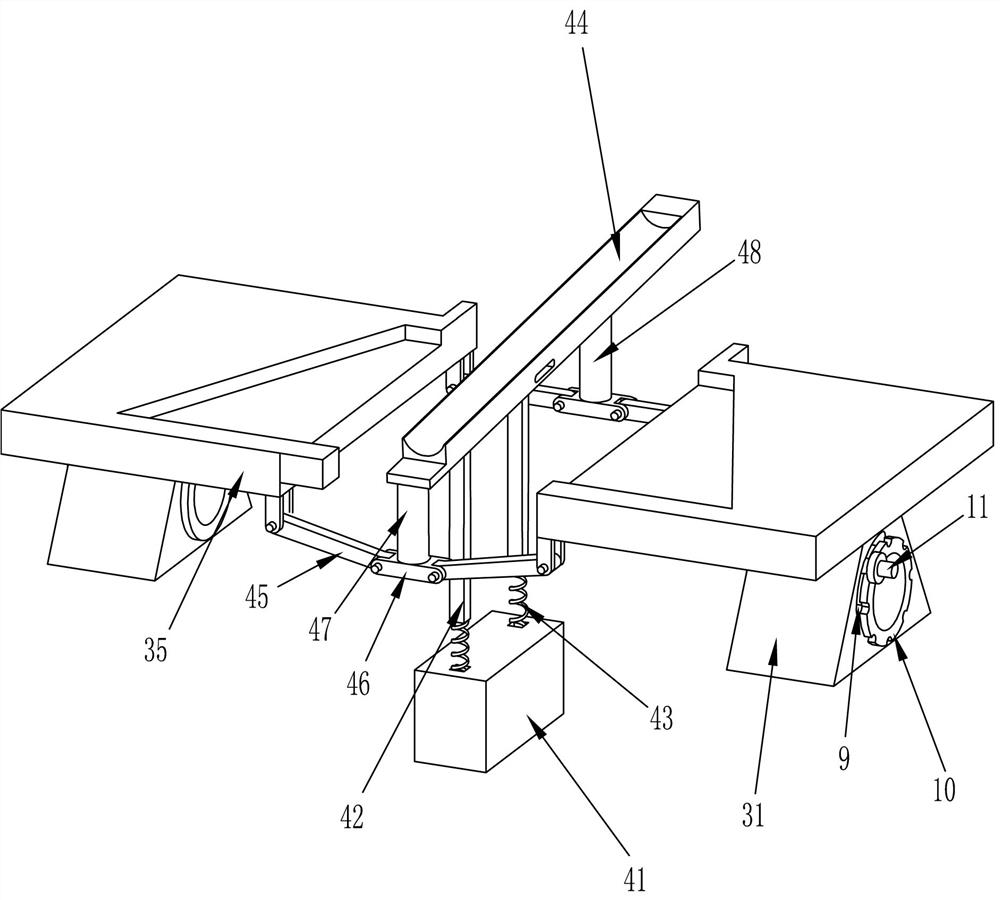 Fixing device for stirring blade welding