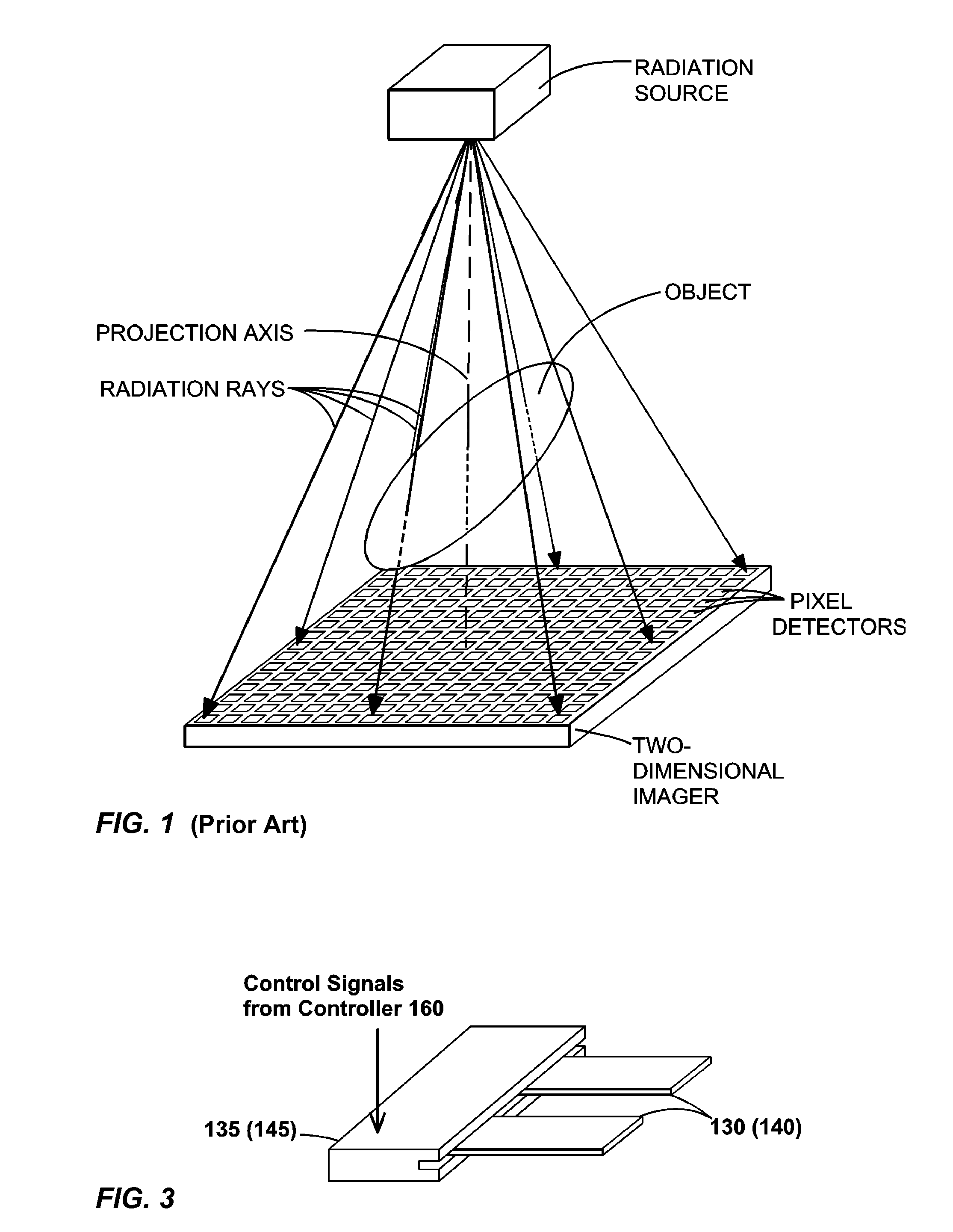 Methods, systems, and computer-program products for estimating scattered radiation in radiographic projections