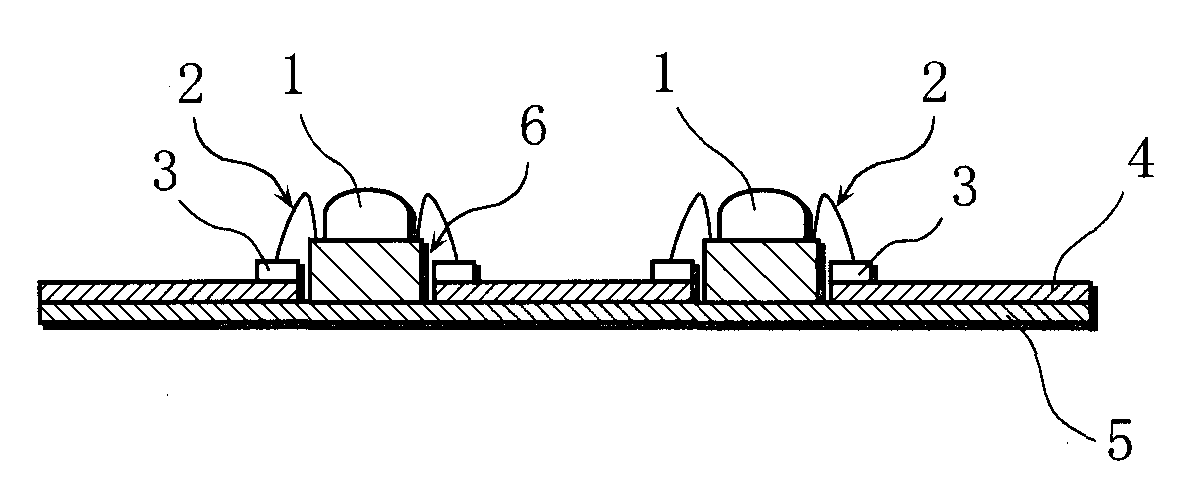 Heat radiating member, circuit board using the heat radiating member, electronic component module, and method of manufacturing the electronic component module