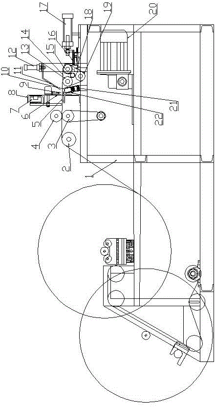 Bandage roller packing machine