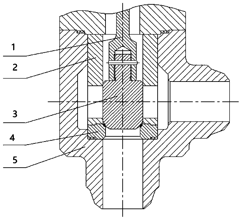 Split type self-protection sealing surface structure of regulating valve