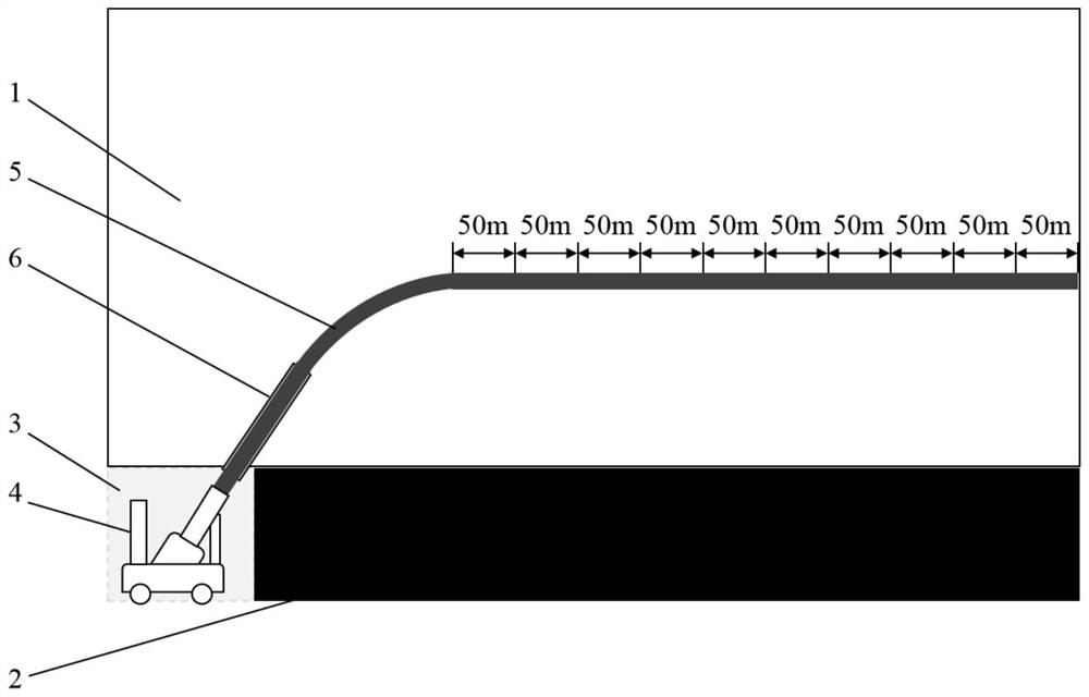 Soft coal seam roof directional drilling hydraulic fracturing anti-reflection device and application method