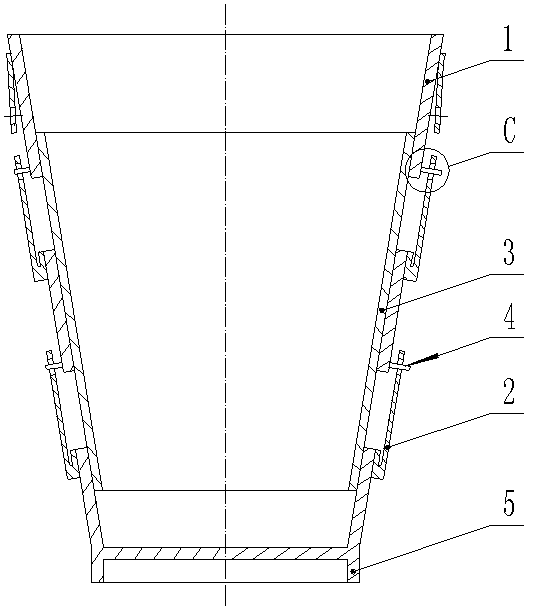 Telescopic variable-volume disposable paper cup