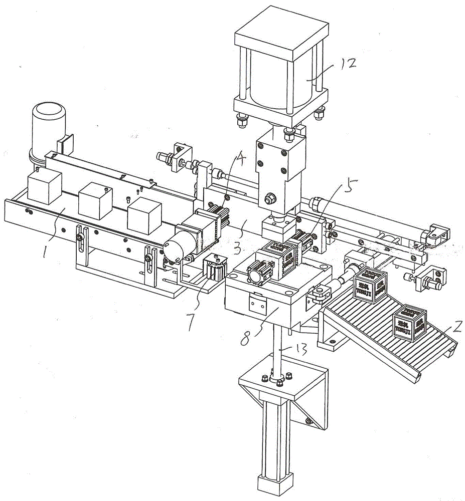 Cold printing machine for hexagonal soaps