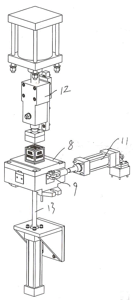 Cold printing machine for hexagonal soaps