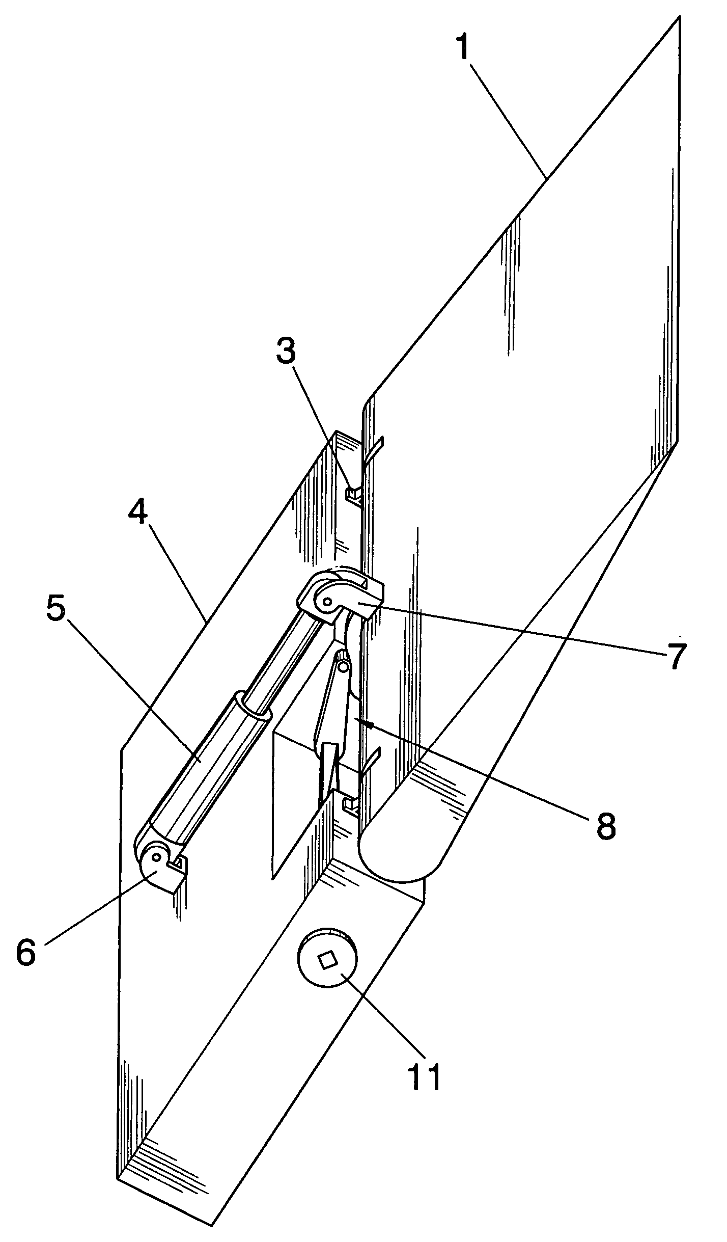 Mechanism for eliminating limit cycle oscillations on servocontrolled aerodynamic control surfaces