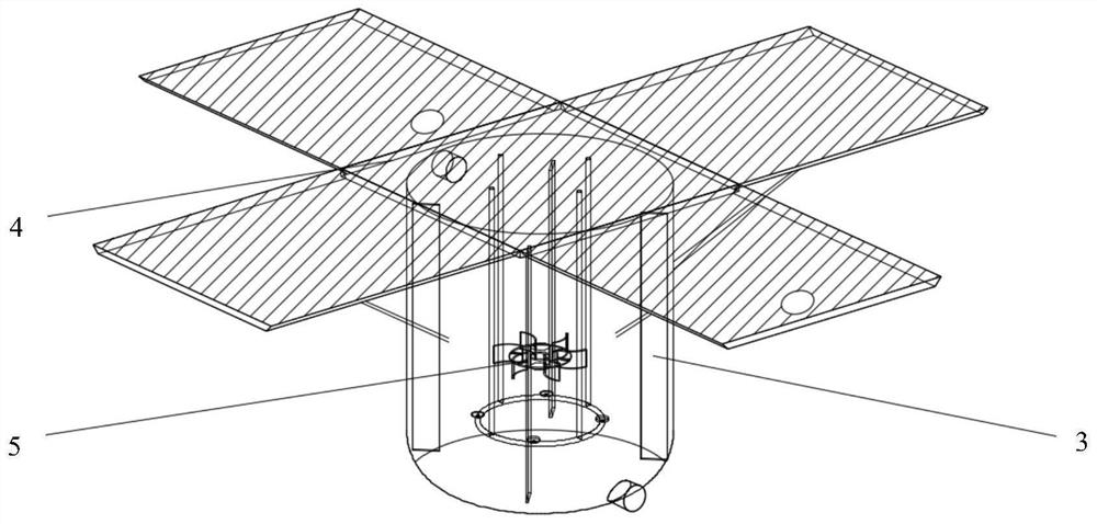 A solar automatic intelligent oxygenation system, a solar stirring oxygenation device