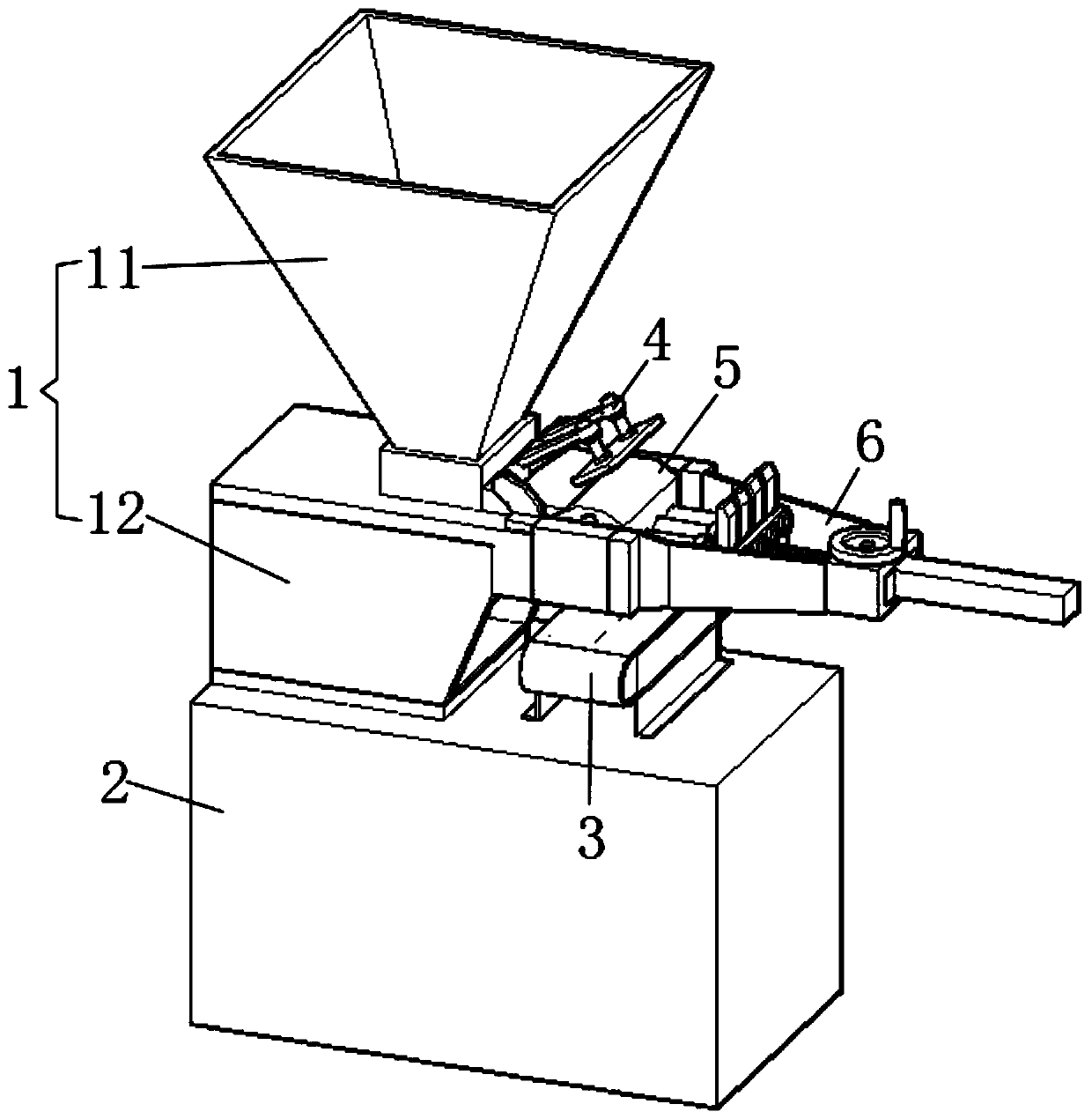 Dough splitting device