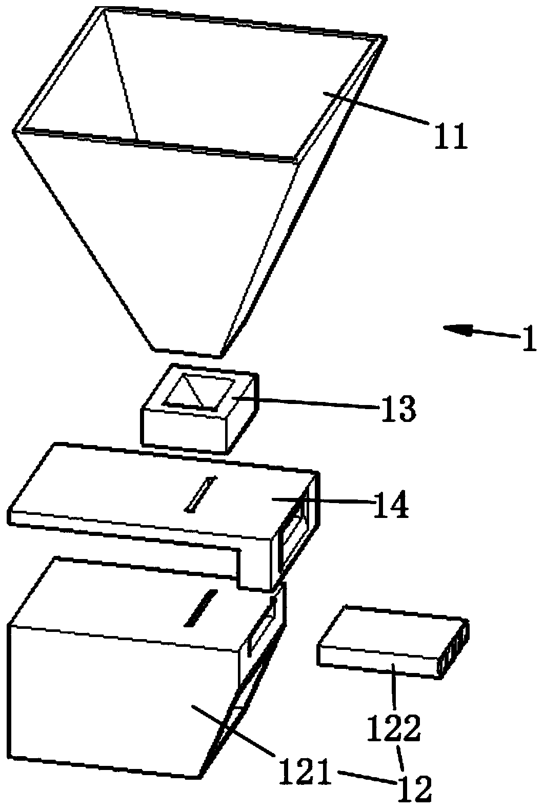 Dough splitting device