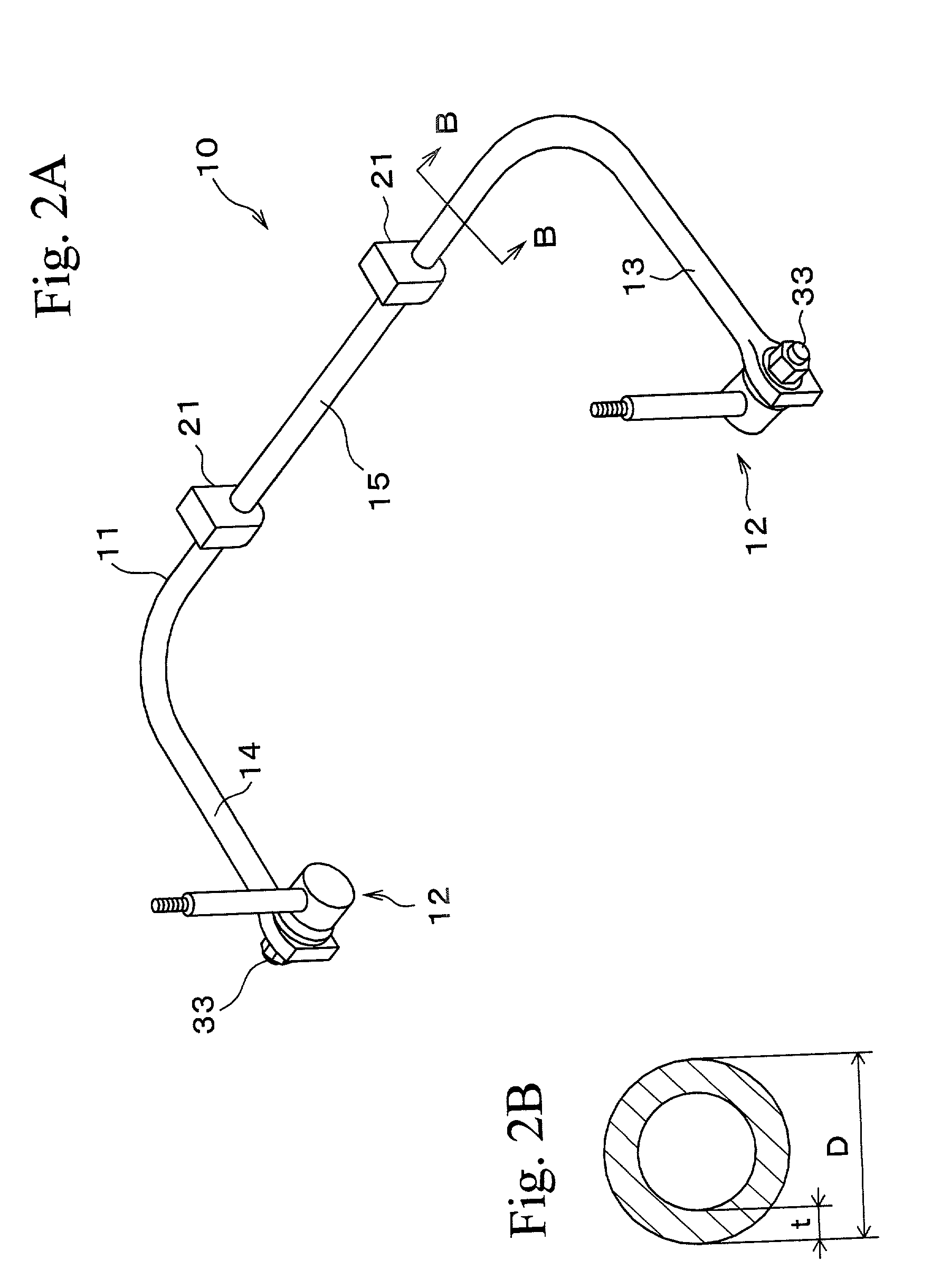 Hollow stabilizer and method of manufacturing the same