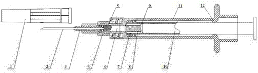 Automatic retraction type safety injector