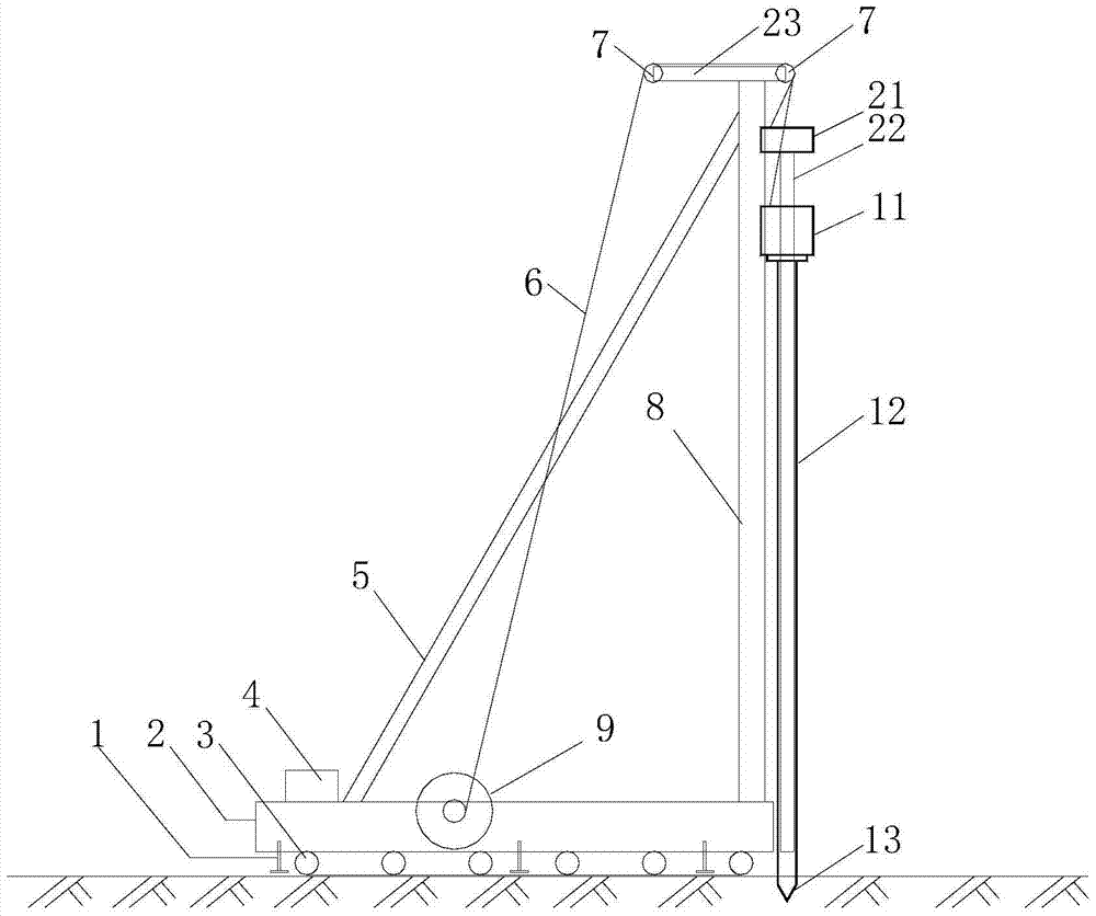 A kind of hole-forming pile-forming equipment and construction method