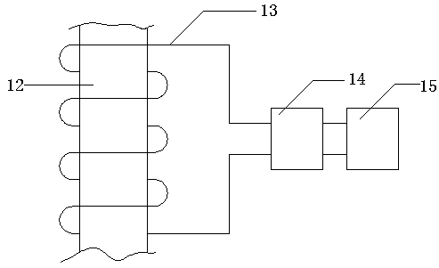 Processing device of cement based enamel paint