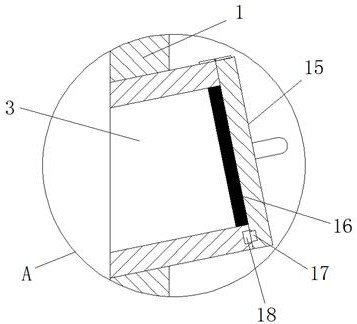 High-rise household garbage classification and transportation device