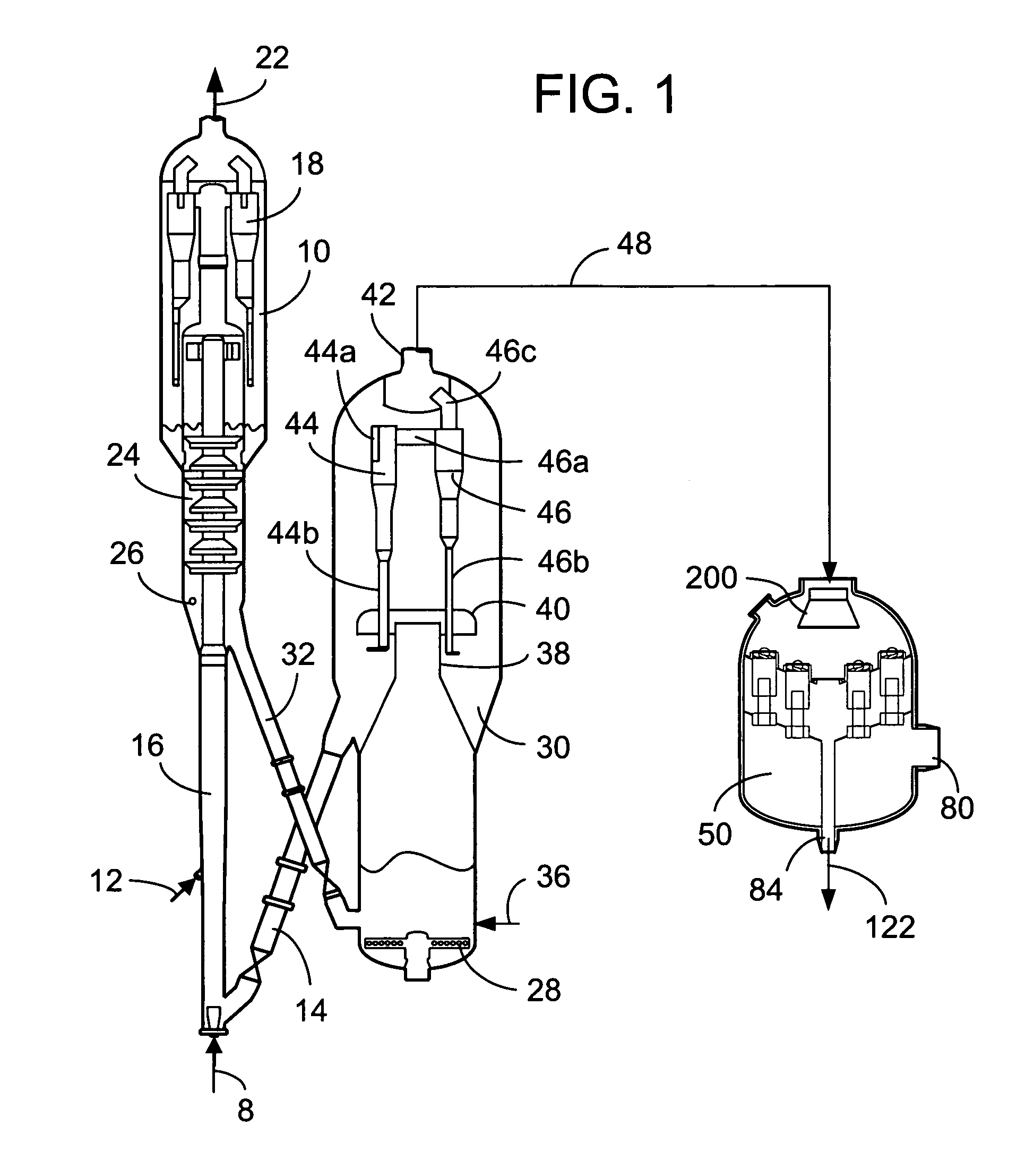 Diffuser for separator vessel