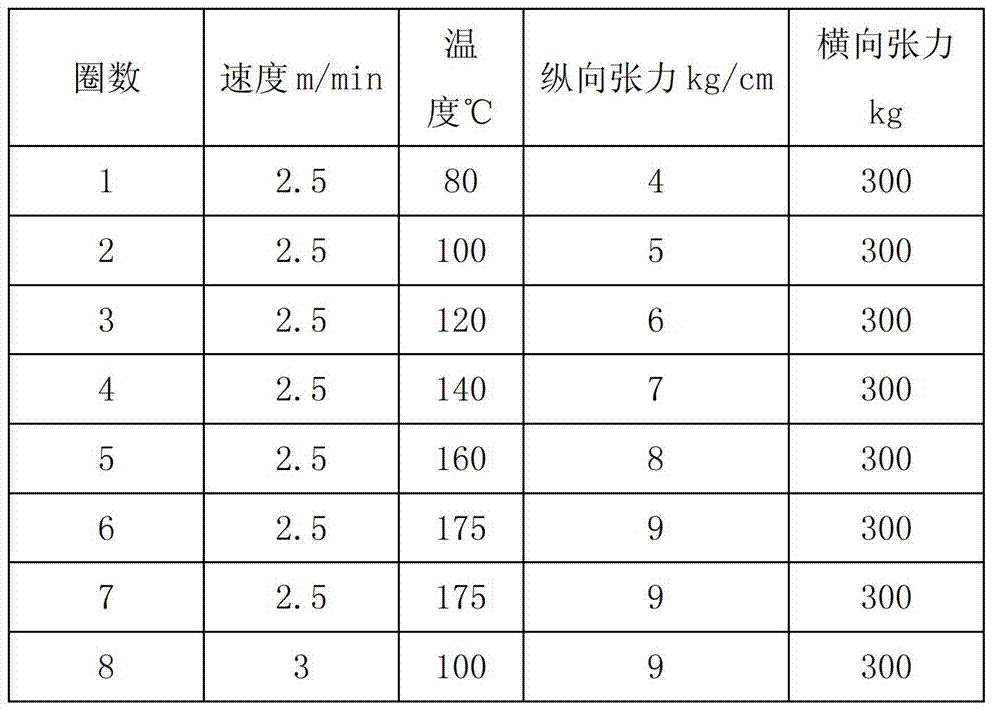 Process for producing polyester electric conduction filter strips