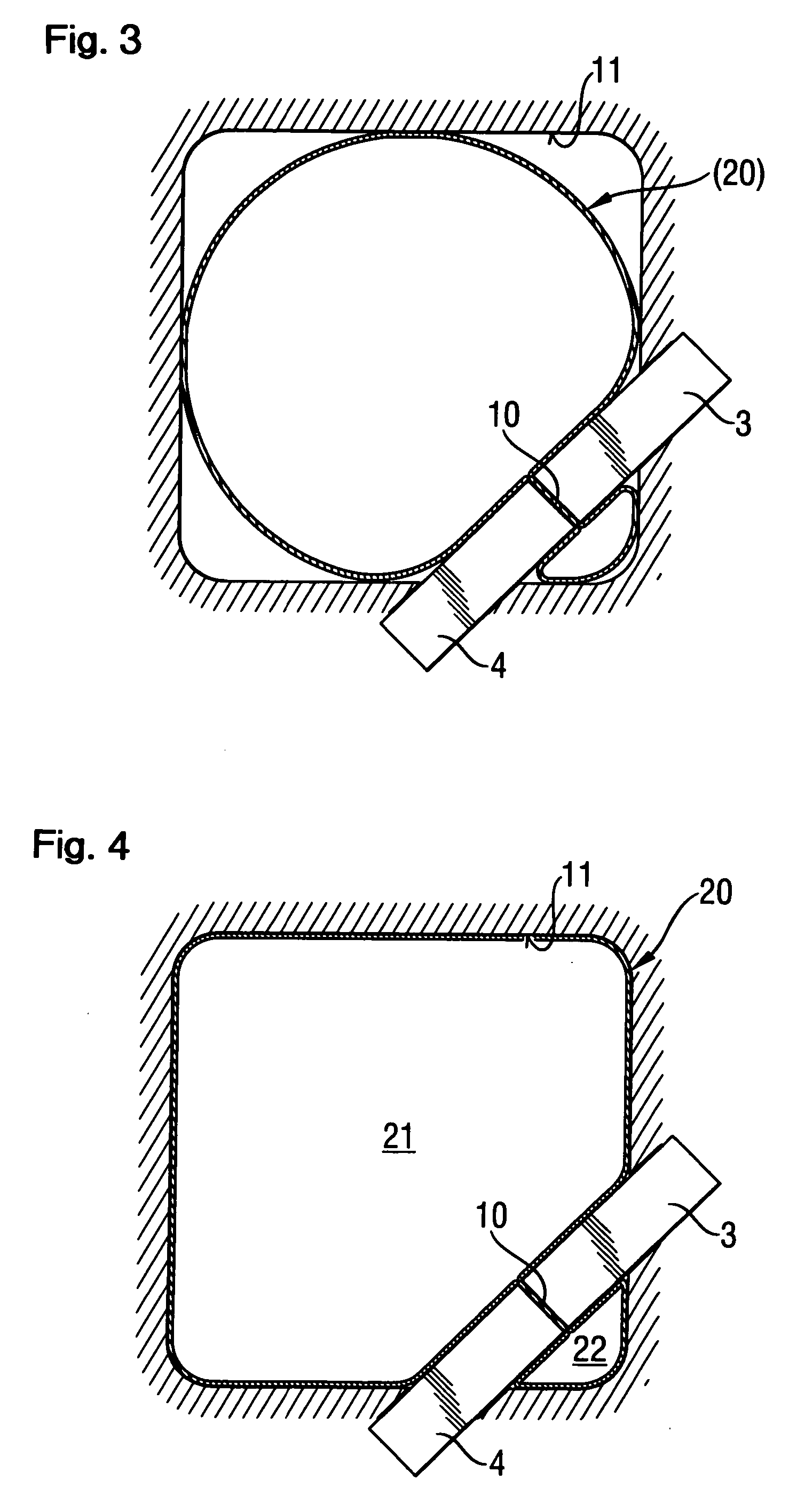 Process for the manufacture of containers which have an integral handle, and containers manufactured thereby