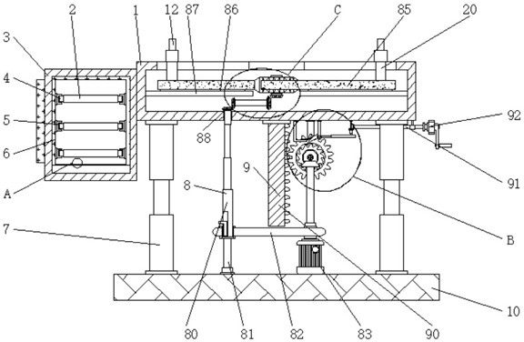 Dog surgery fixing device for veterinarian and using method thereof