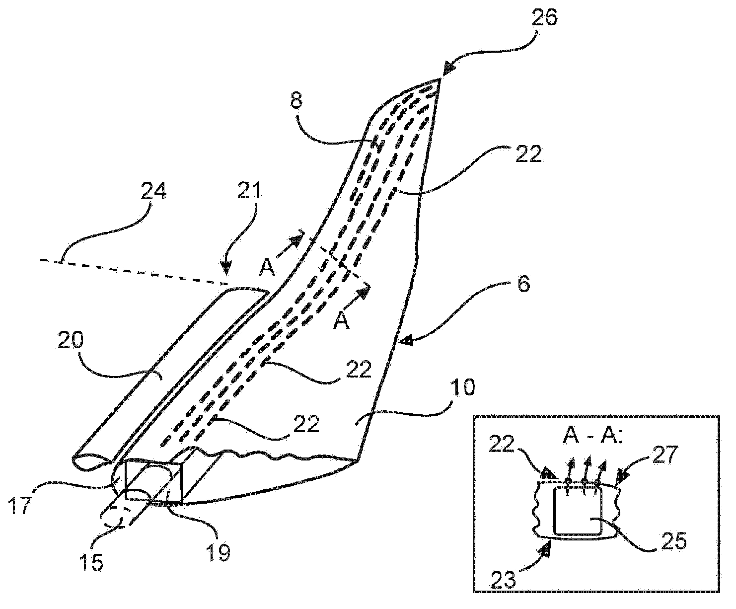 Wing for an aircraft, aircraft and method for reducing aerodynamic drag and improving maximum lift