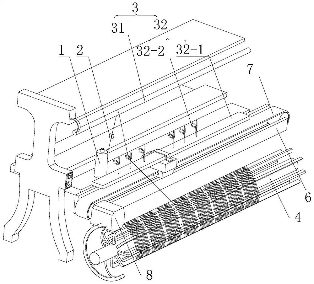 A segmented hank device and production method of long-segment dyed yarn