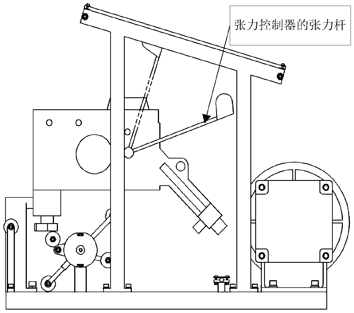 Active pay-off system with variable thread speed and constant tension