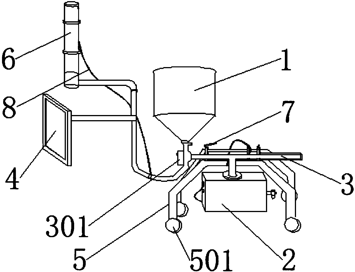 Filling machine for grain and oil processing