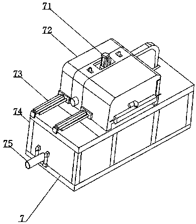 Aluminum template sawing and punching integrated automatic production line