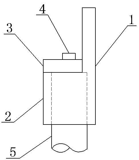 Anti-drop connection armor clamp for terminal