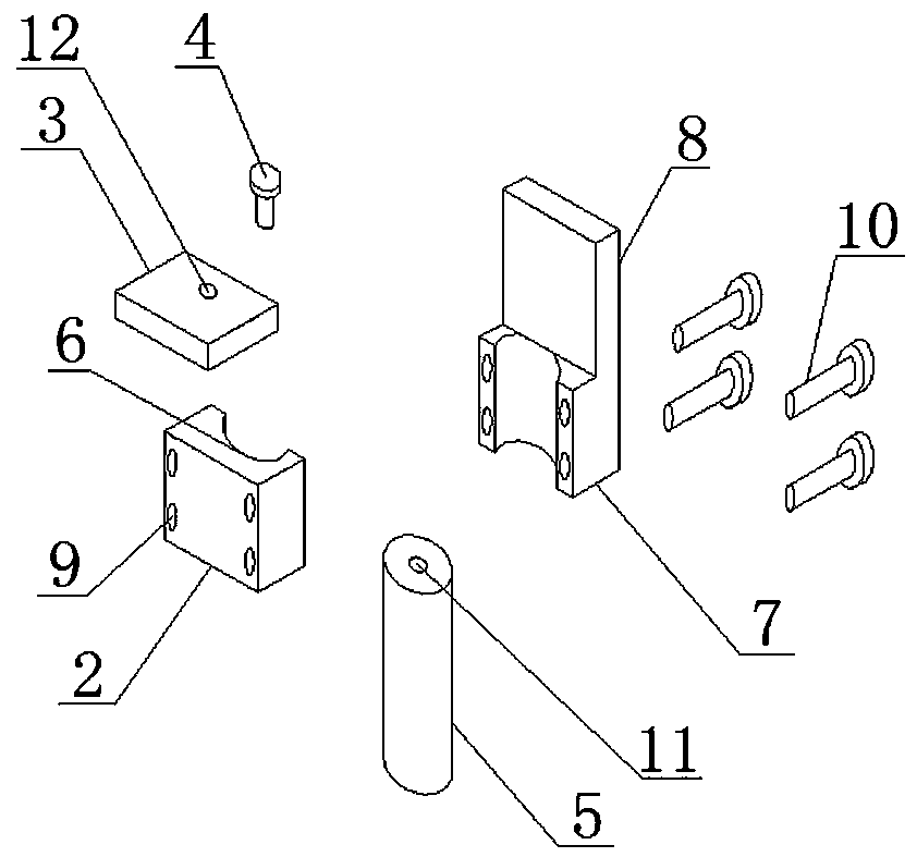 Anti-drop connection armor clamp for terminal