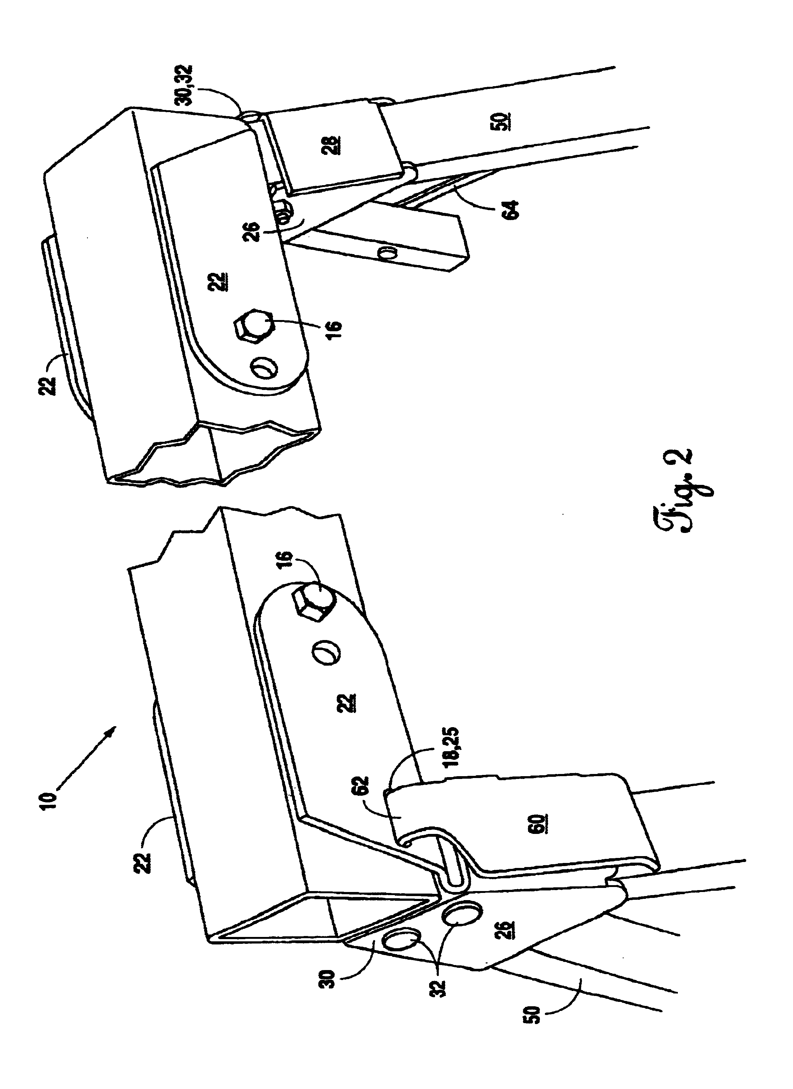 Collapsible support assembly