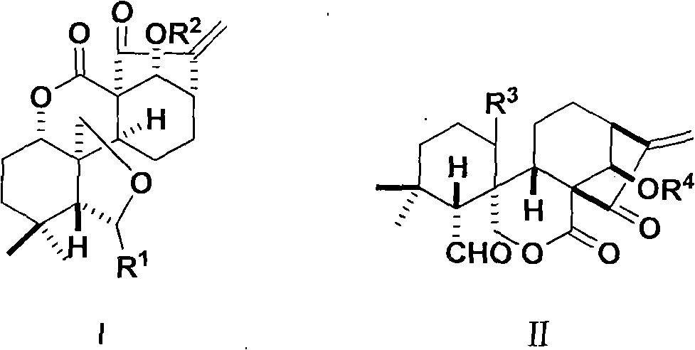 Ent-6,7-open-cycle kaurene type rubescensine a derivative with Anti-tumor activity and preparation method and use thereof