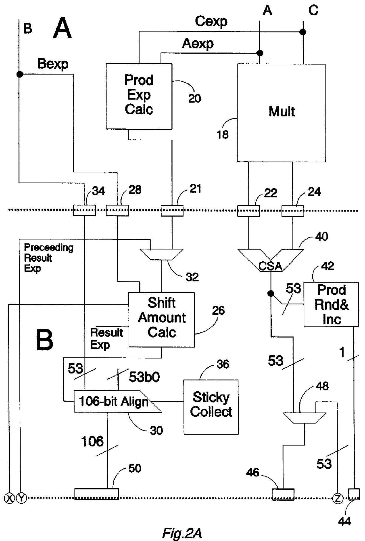 Round increment in an adder circuit