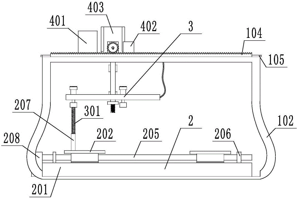 Medical test tube cleaning device