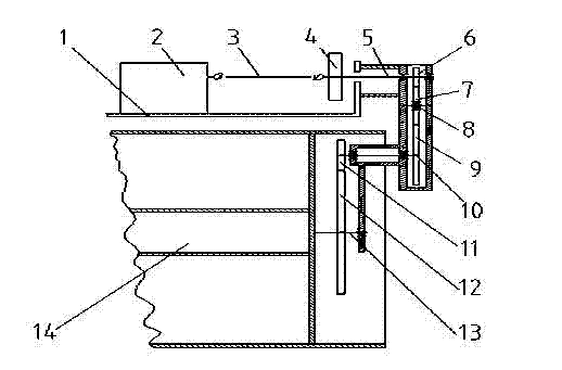 Mechanical-side drive fork-type roader roller