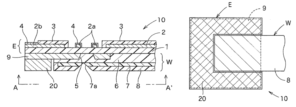 Opto-electric hybrid board and method of manufacturing same