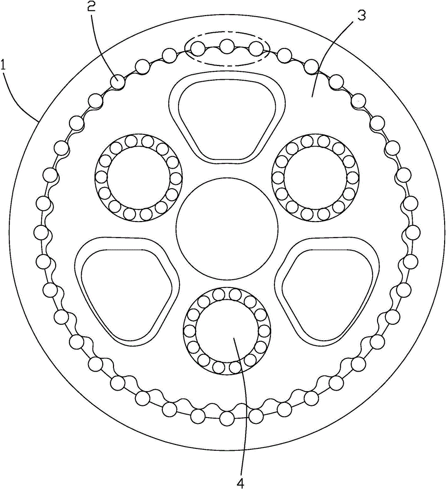 Needle tooth cycloid speed reducer