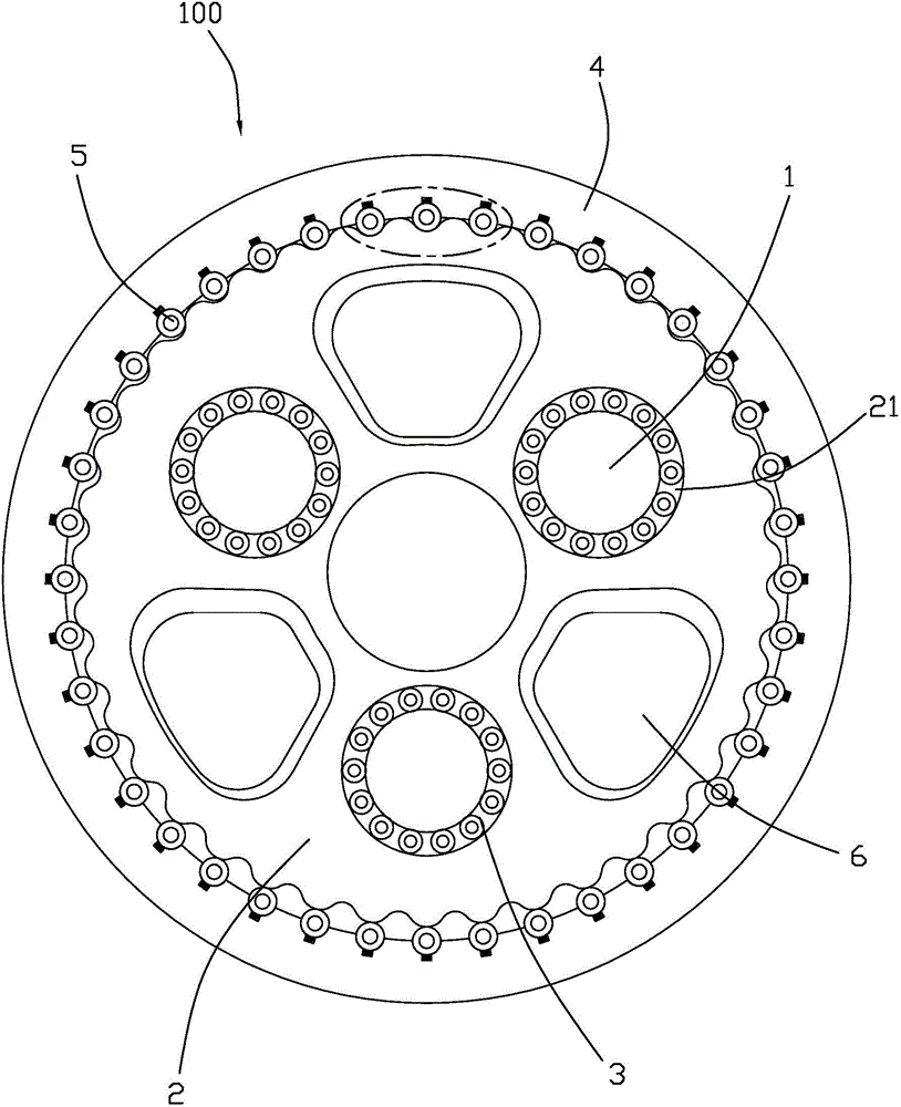 Needle tooth cycloid speed reducer