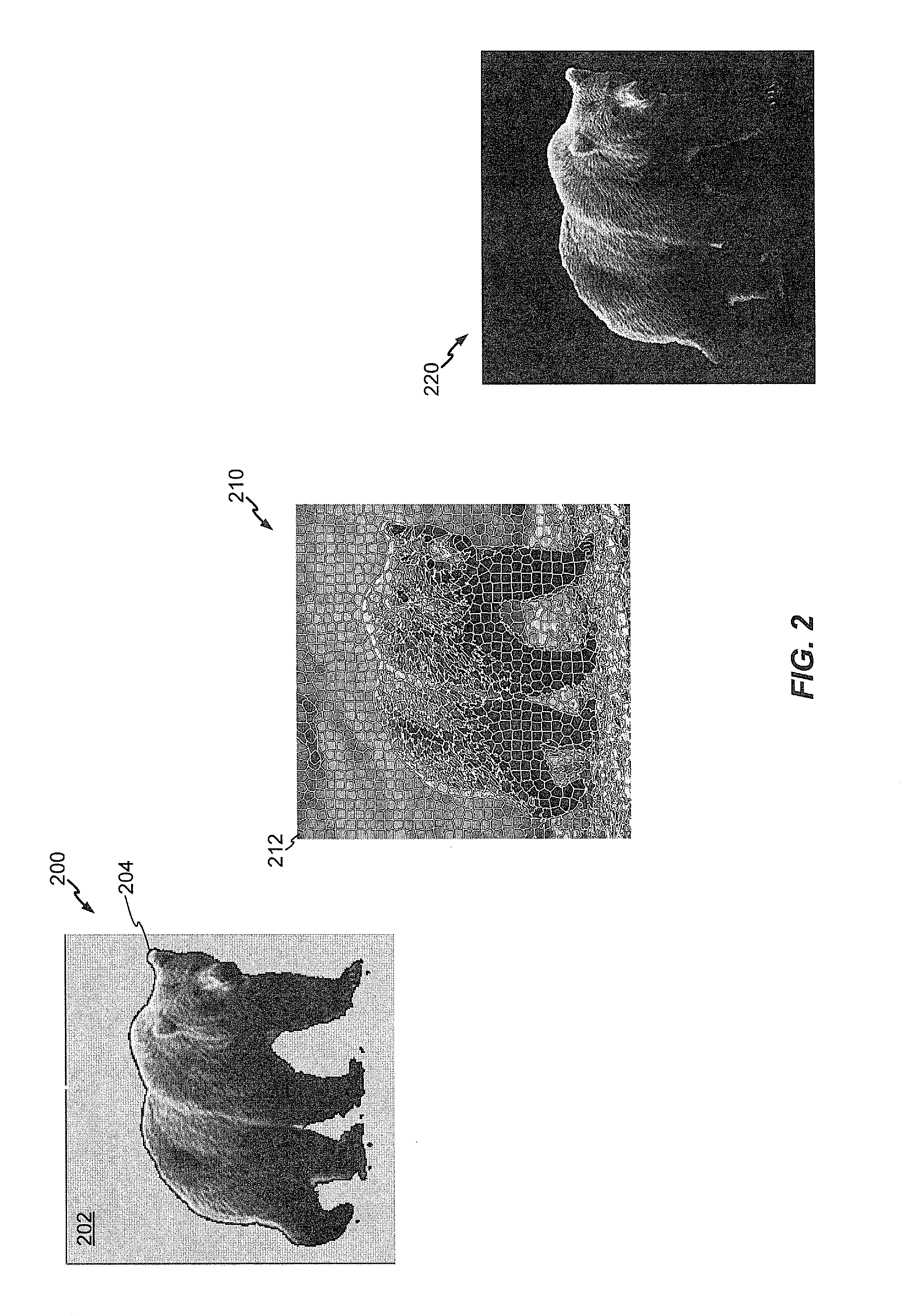 Image editing techniques for a device