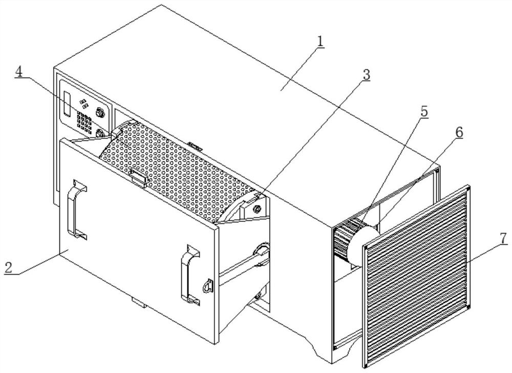 Integrated drying equipment for polyester staple fiber production