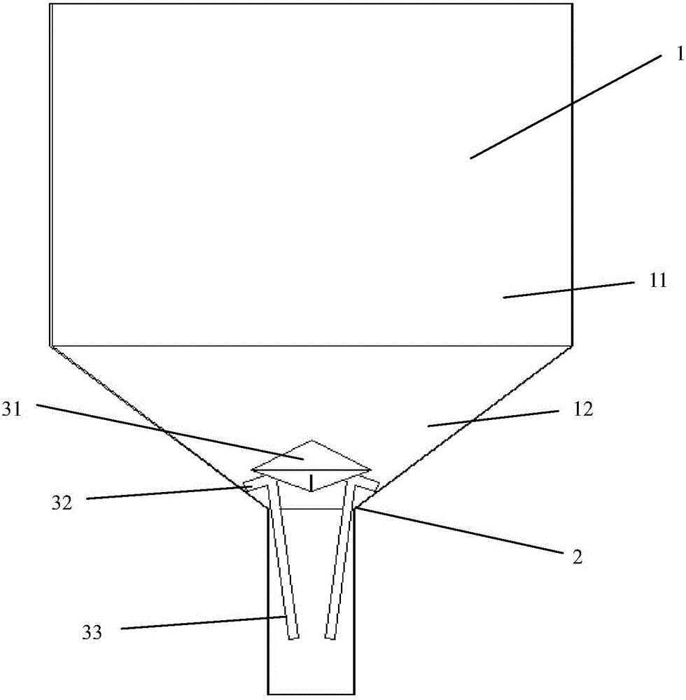 Charging distributor and flame-retardant nylon manufacturing device and method